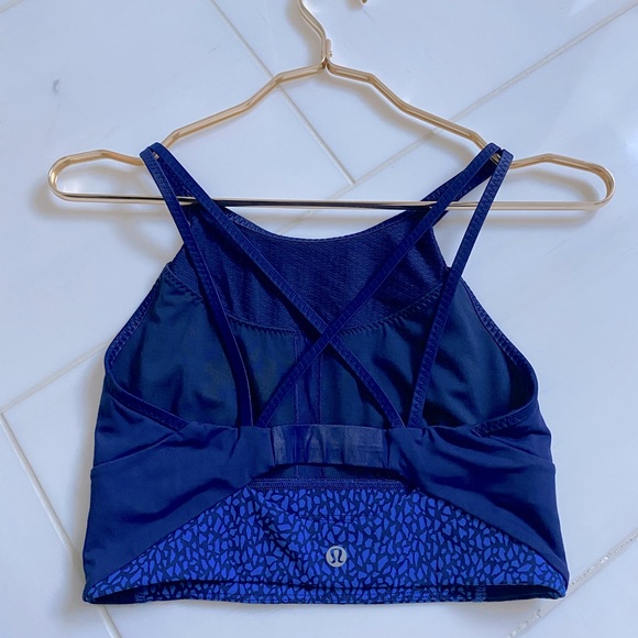 Blue Lululemon Athletica Sports Bra - Picture 2 of 2